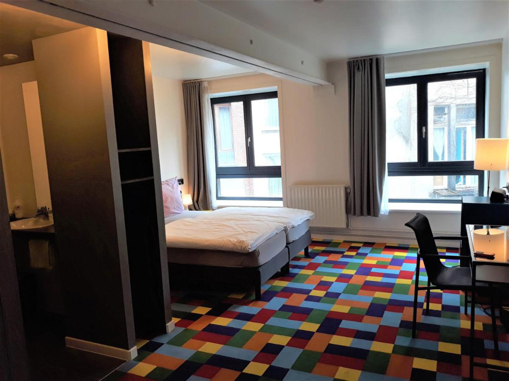 photo chambre double hotel Funkey Schaerbeek bruxelles